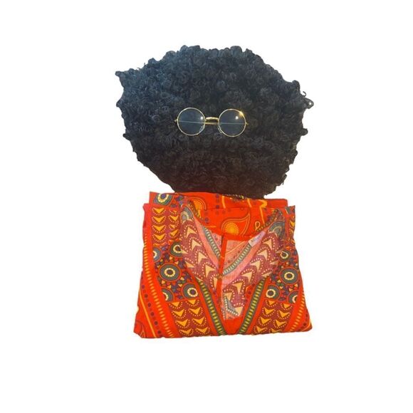 Men's Spirit Halloween Shirt L/XL Red Yellow costume - Picture 7 of 7